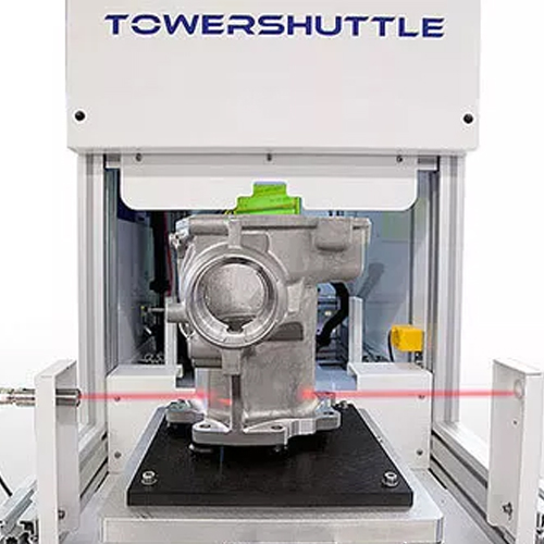 TOWERSHUTTLE Integriertes Lasersystem mit Shuttle für die Automobilindustrie