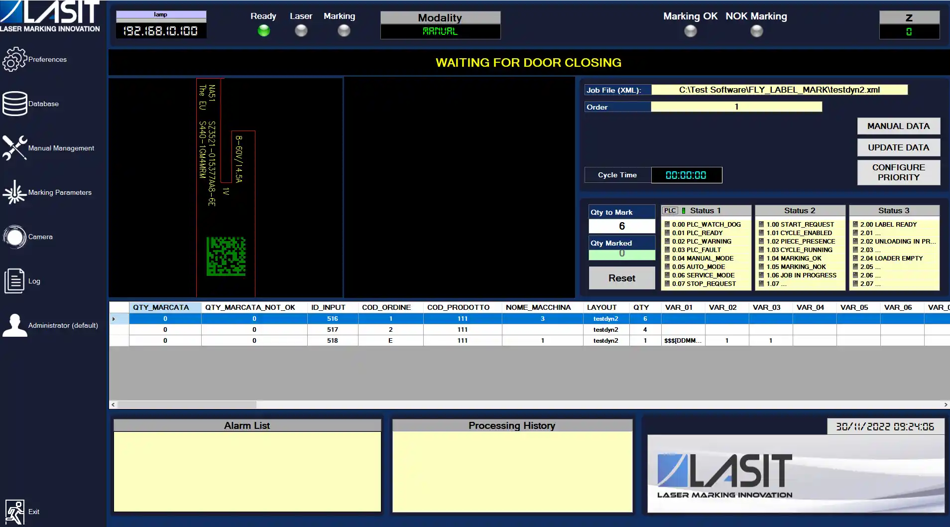 Software_FLY_LABEL_MARK Laser-Anwendungen